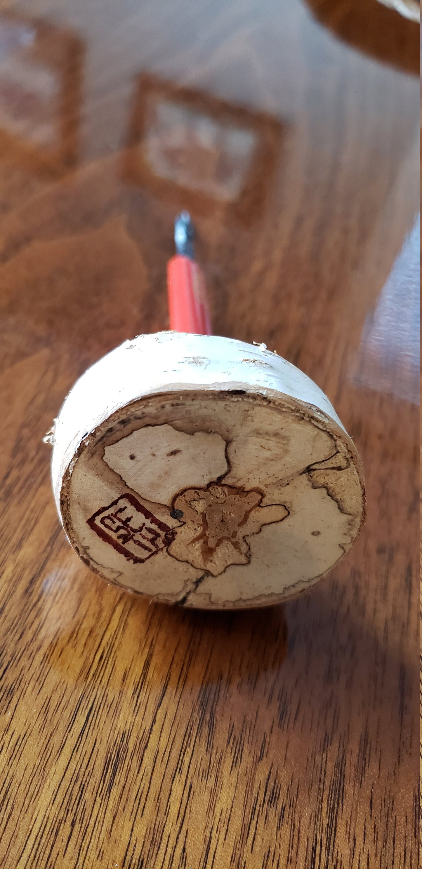 LOVE Carved into a pencil Lead