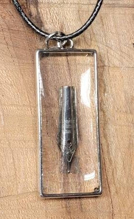 Fountain Pen Necklace with Silver Nib