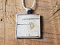 Birch Bark Pendant Necklace