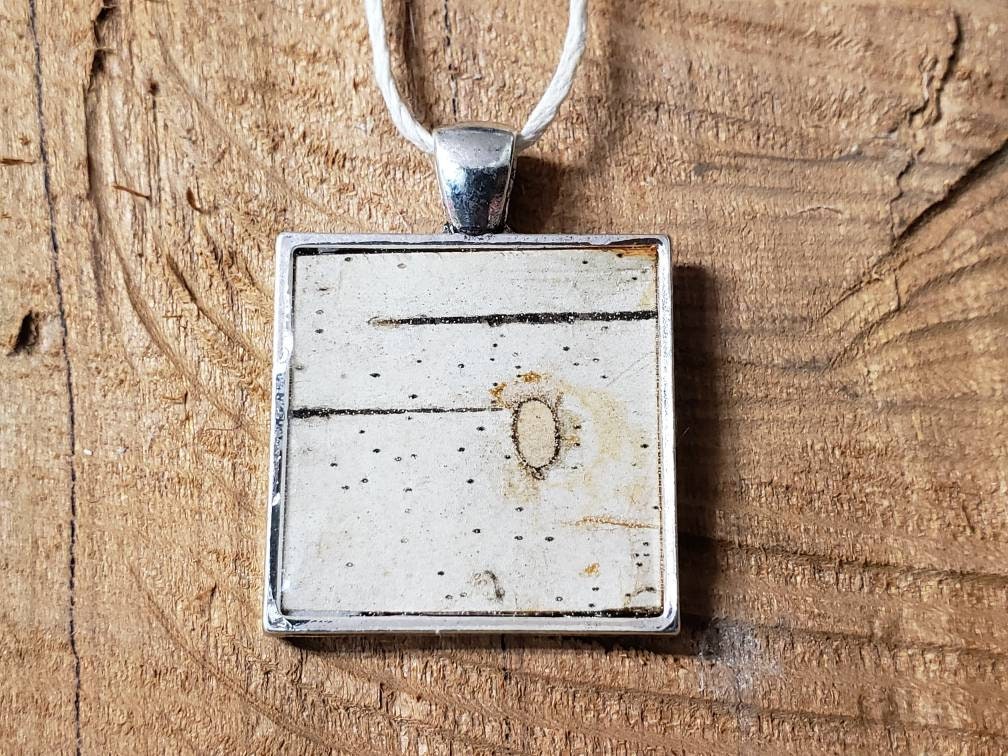 Birch Bark Pendant Necklace