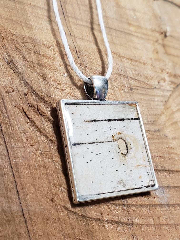 Birch Bark Pendant Necklace