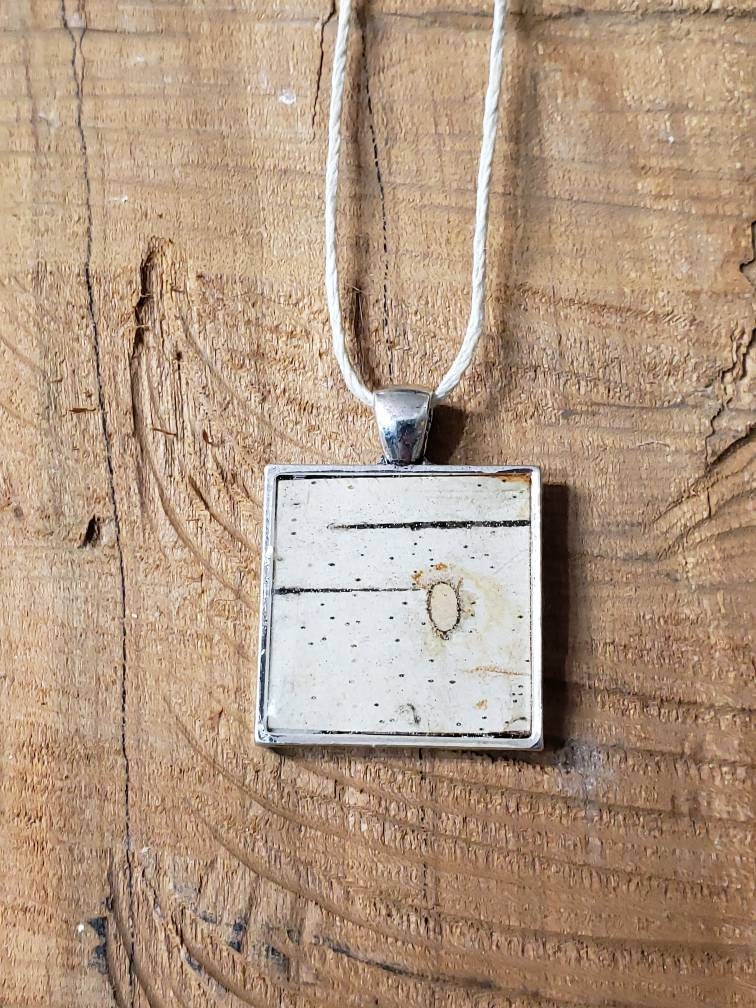 Birch Bark Pendant Necklace