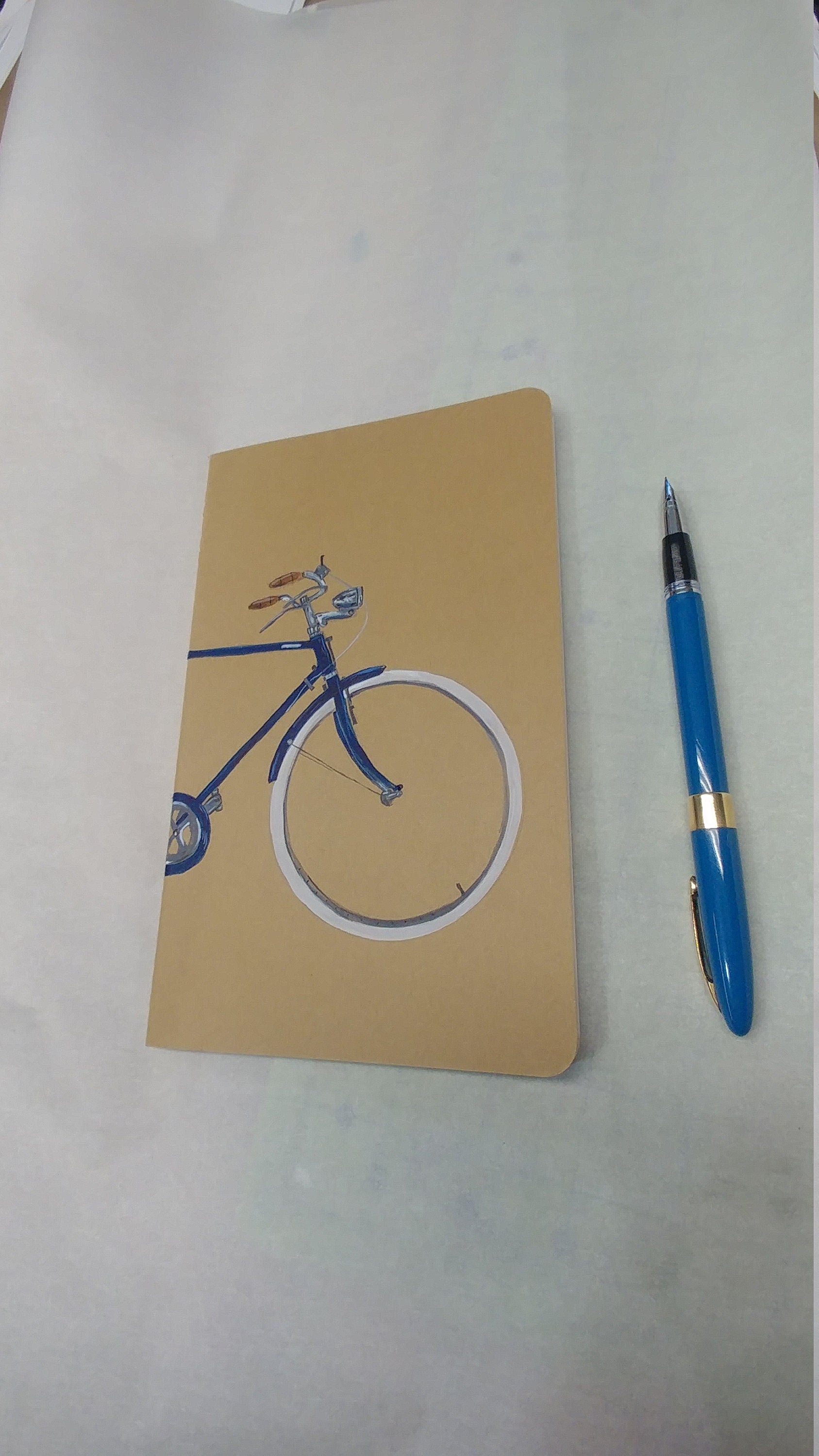 Painted Bicycle Journal Moleskine . Perfect for the rider in your life.