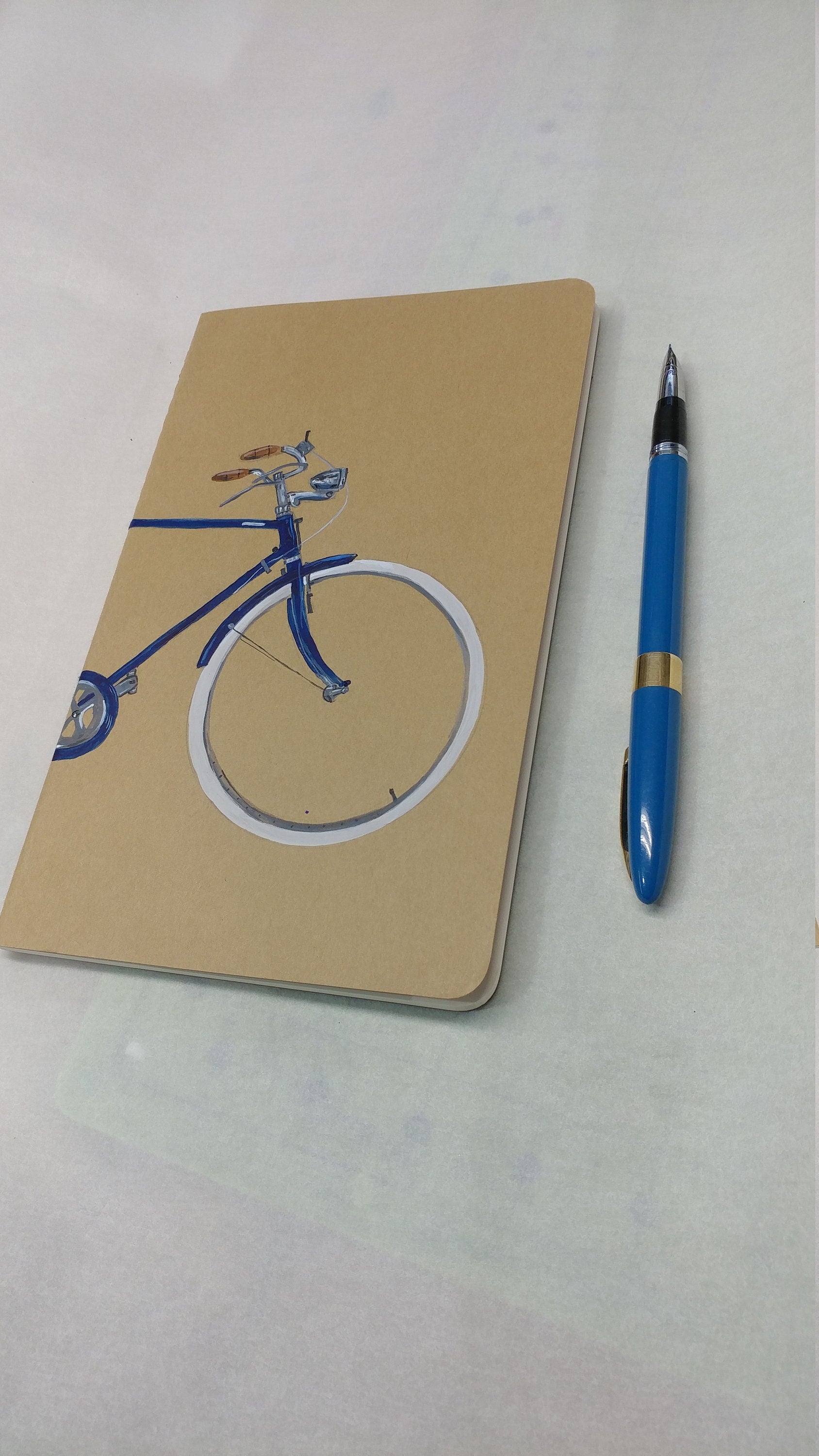 Painted Bicycle Journal Moleskine . Perfect for the rider in your life.