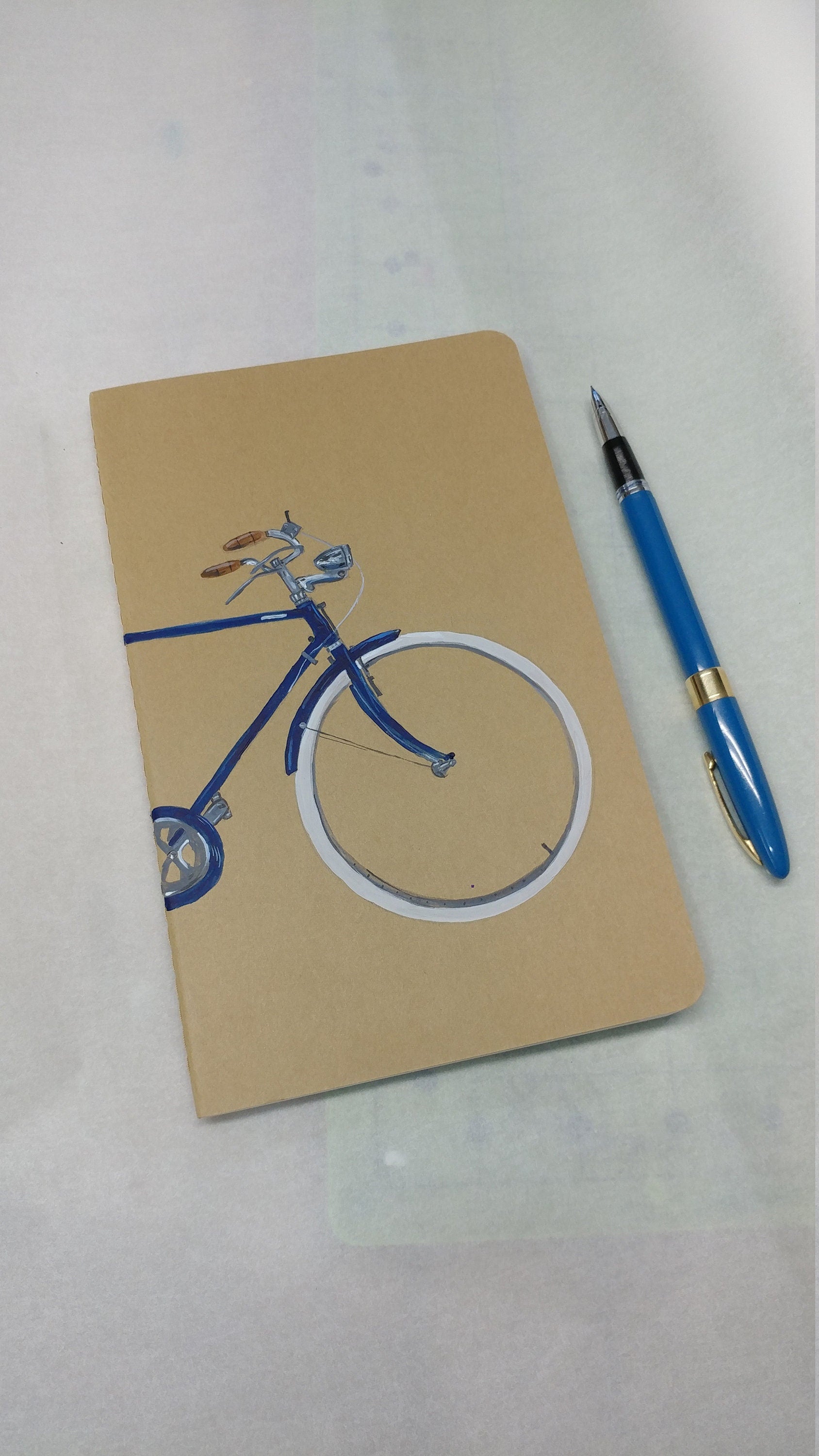 Painted Bicycle Journal Moleskine . Perfect for the rider in your life.