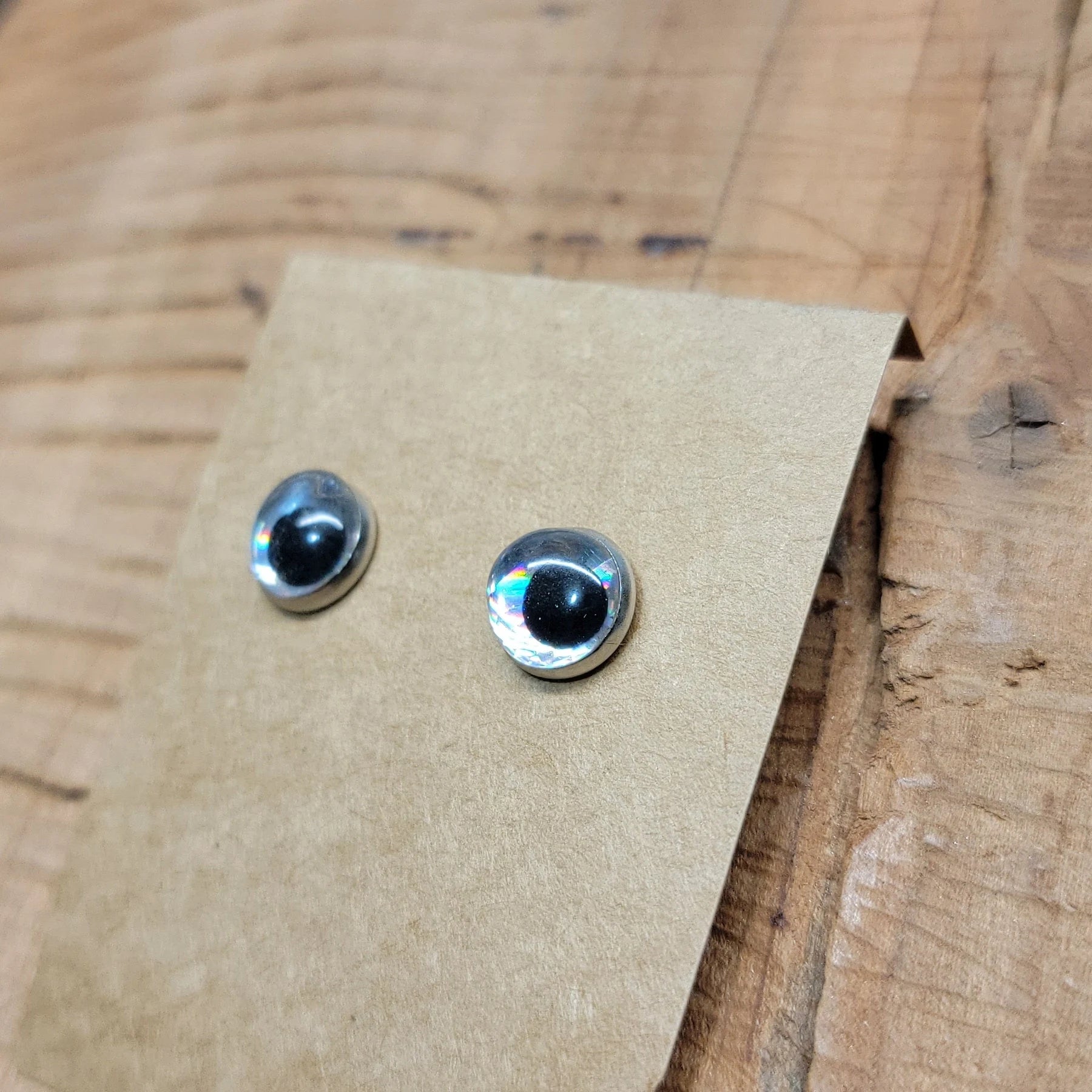 Fish Eye Stud Earrings