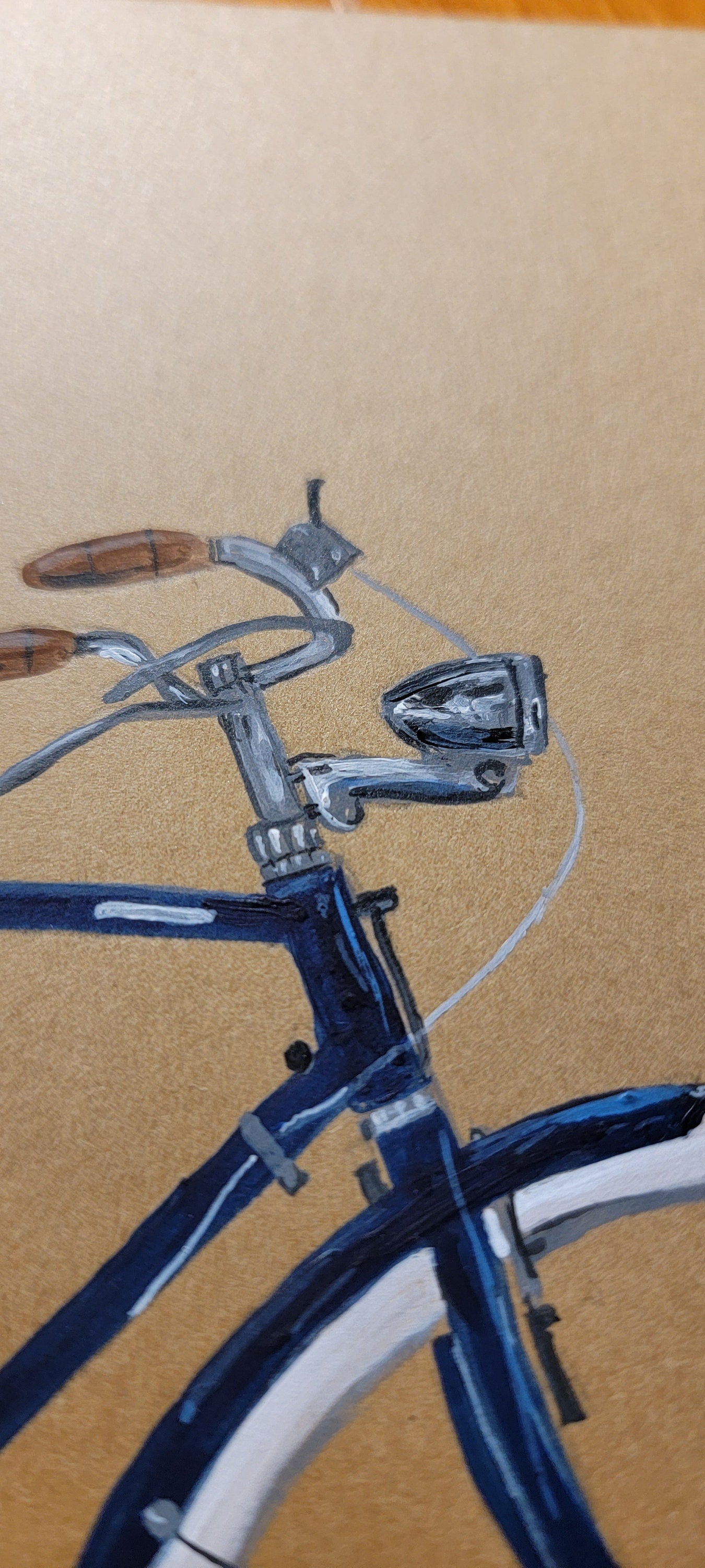 Painted Bicycle Journal Moleskine . Perfect for the rider in your life.