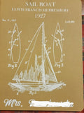 Custom Blueprint Journals Journal /XXL Moleskine hand drawn. Sailor Gift!
