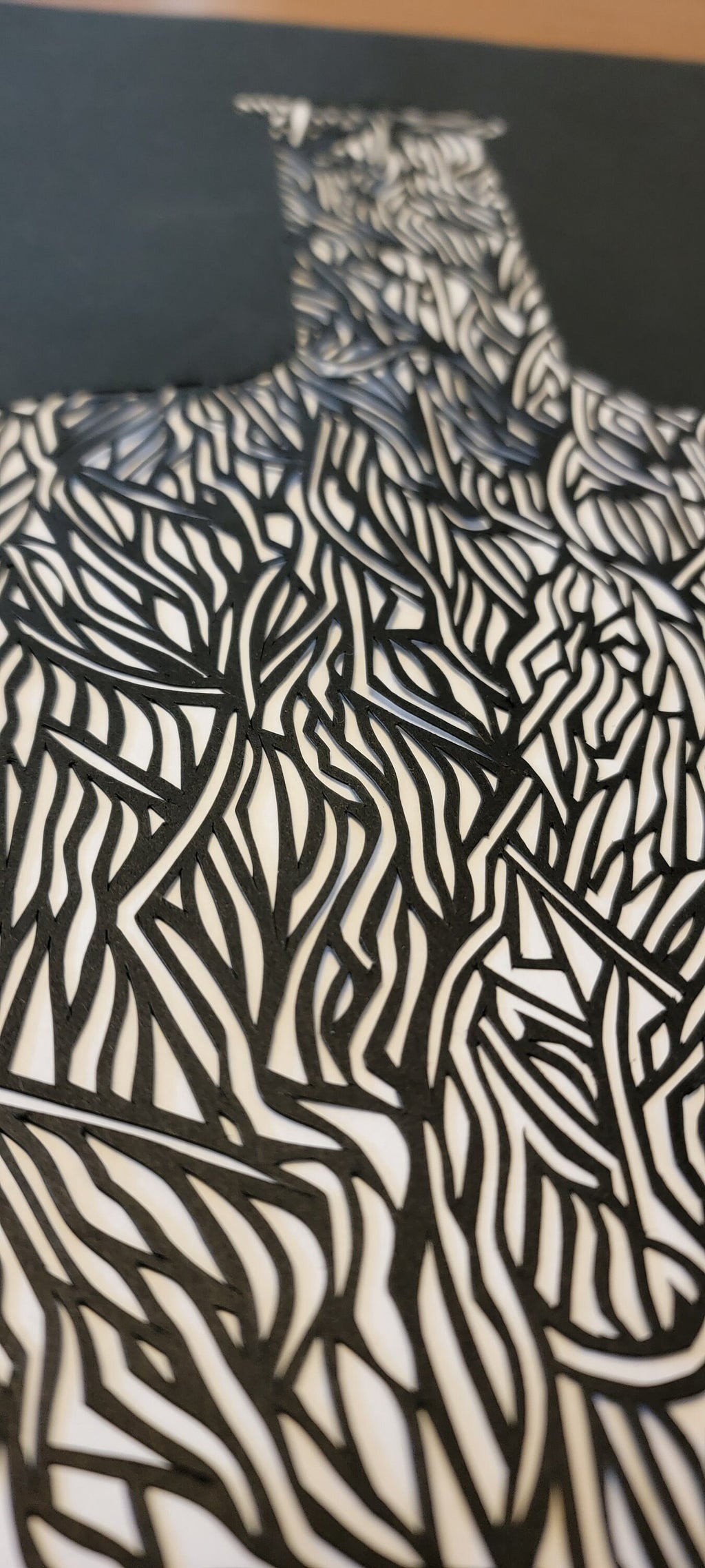 Original art papercutting, wall hanging.