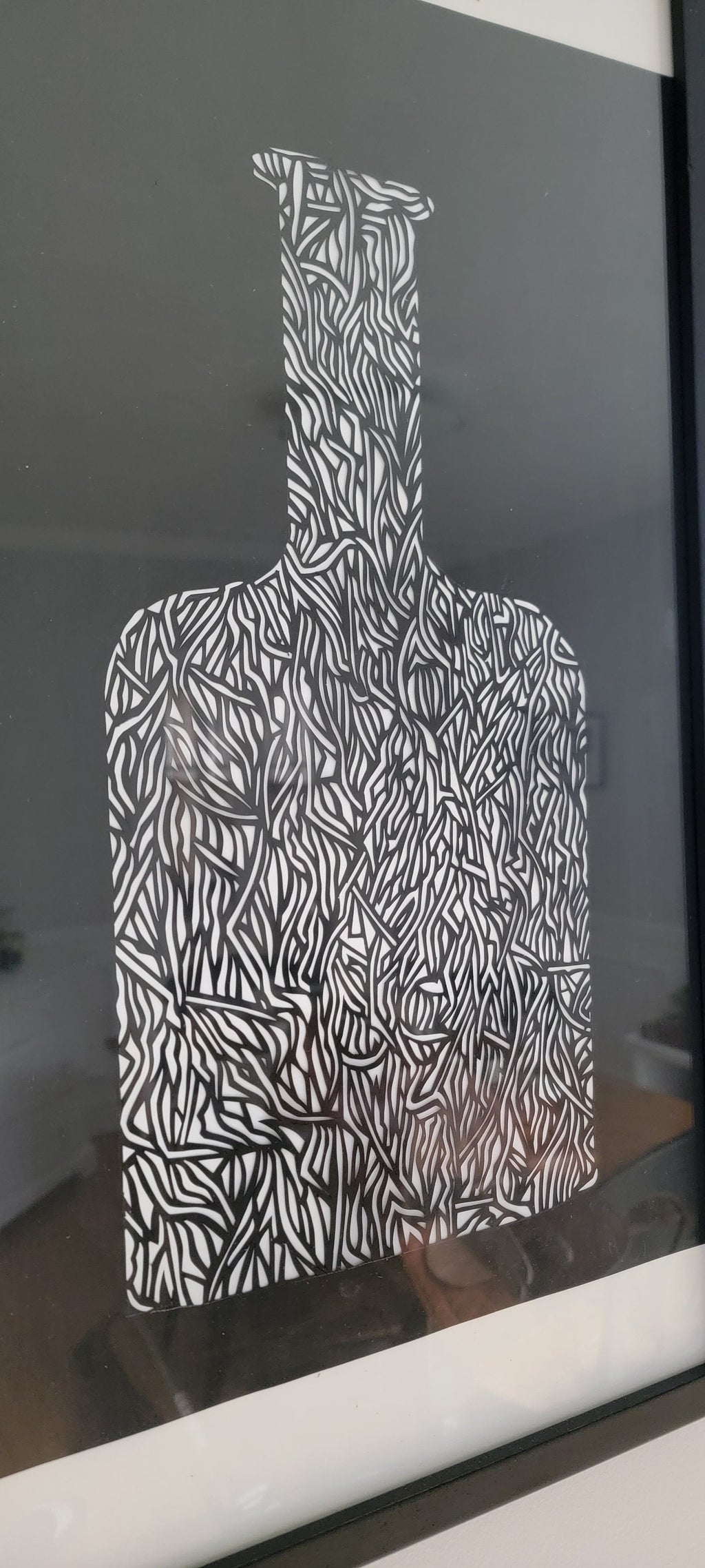 Original art papercutting, wall hanging.