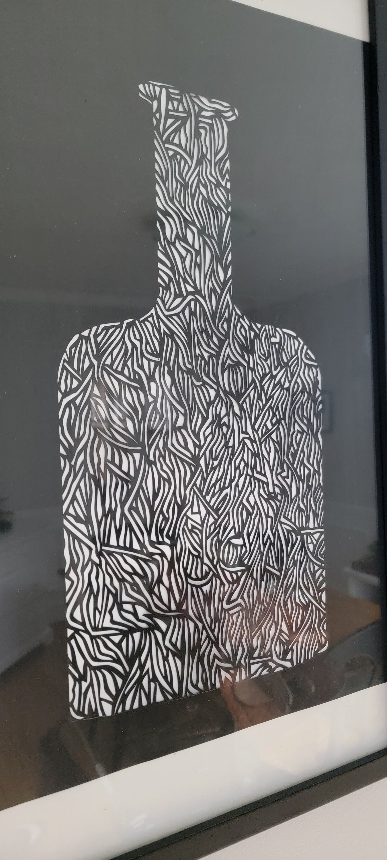 Original art papercutting, wall hanging.