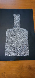 Original art papercutting, wall hanging.