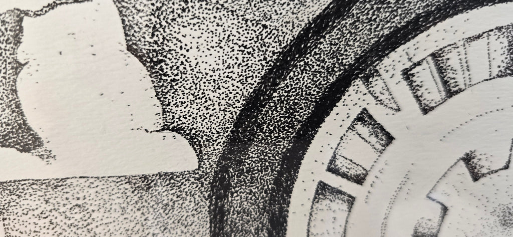 Mix Tape Original Art wall Hanging Millions of Dots. 26 x 20 Inches