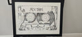 Mix Tape Original Art wall Hanging Millions of Dots. 26 x 20 Inches